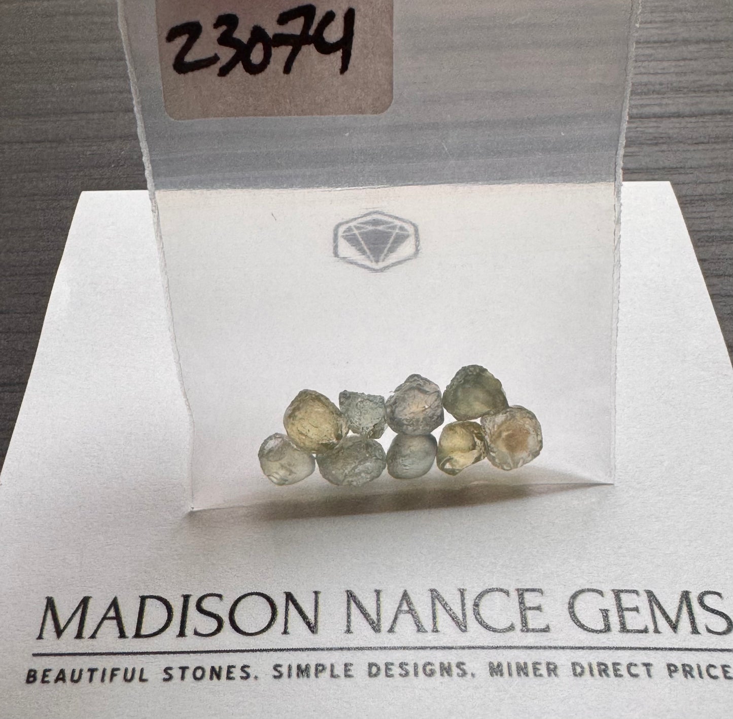 Montana Sapphires, Facet Grade Rough, 12.91 cts.