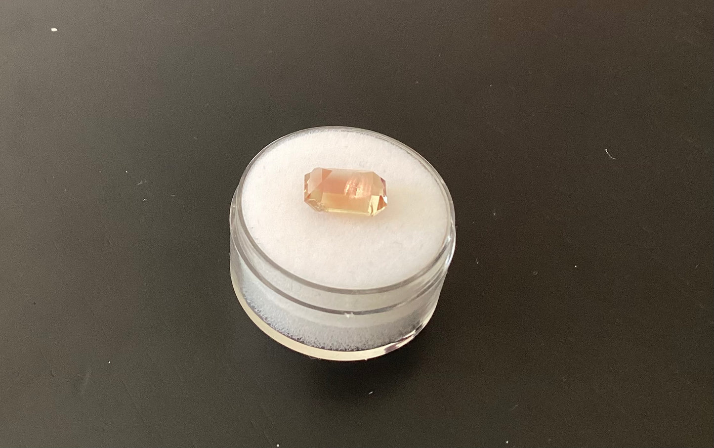 Oregon Sunstone, Pink Emerald Cut, 2.97 cts.