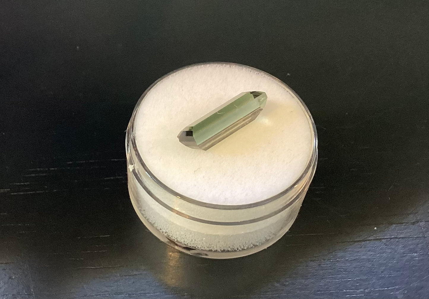 Tourmaline, Light Blue Green Baguette, 3.12 cts