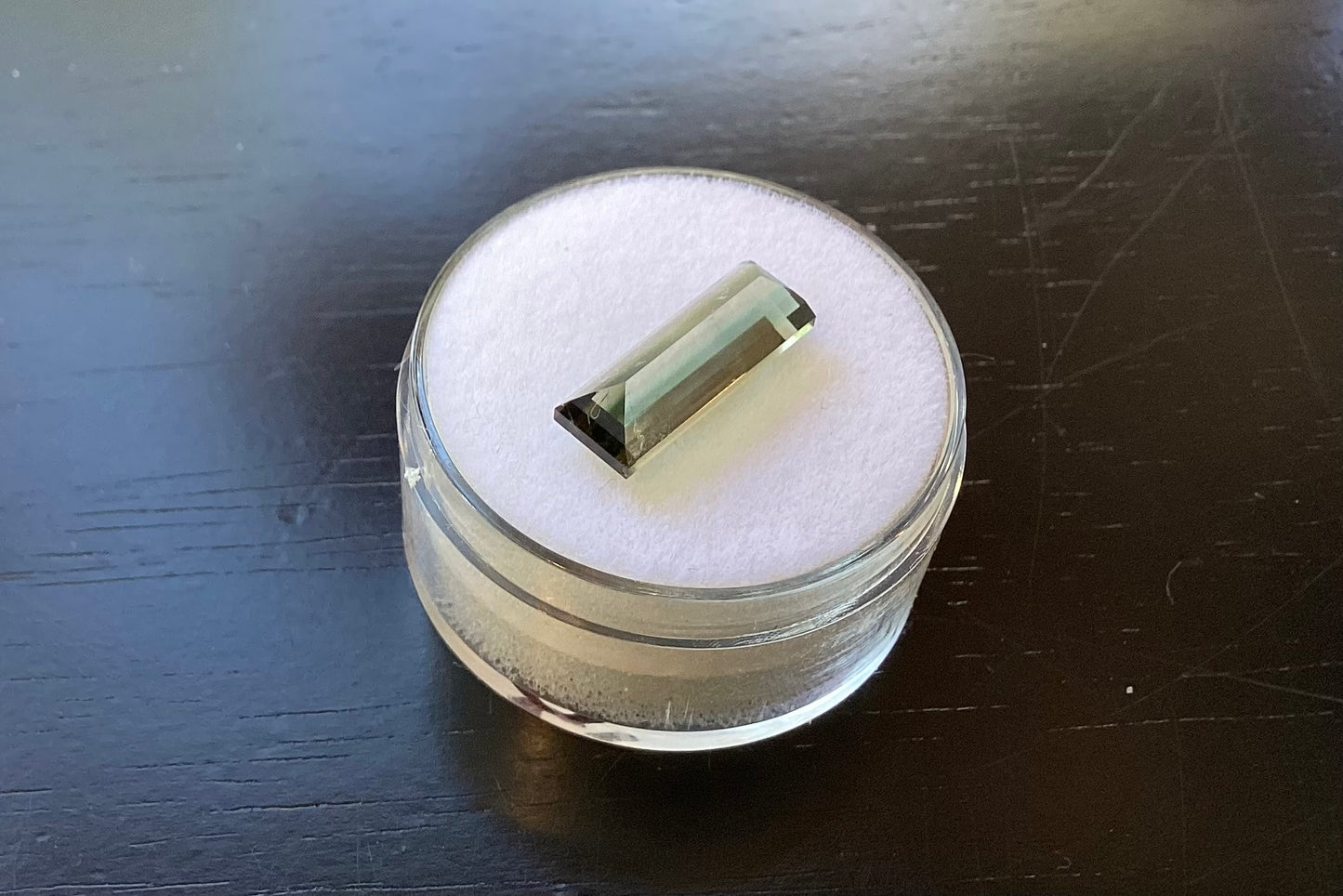 Tourmaline, Light Blue Green Baguette, 3.12 cts