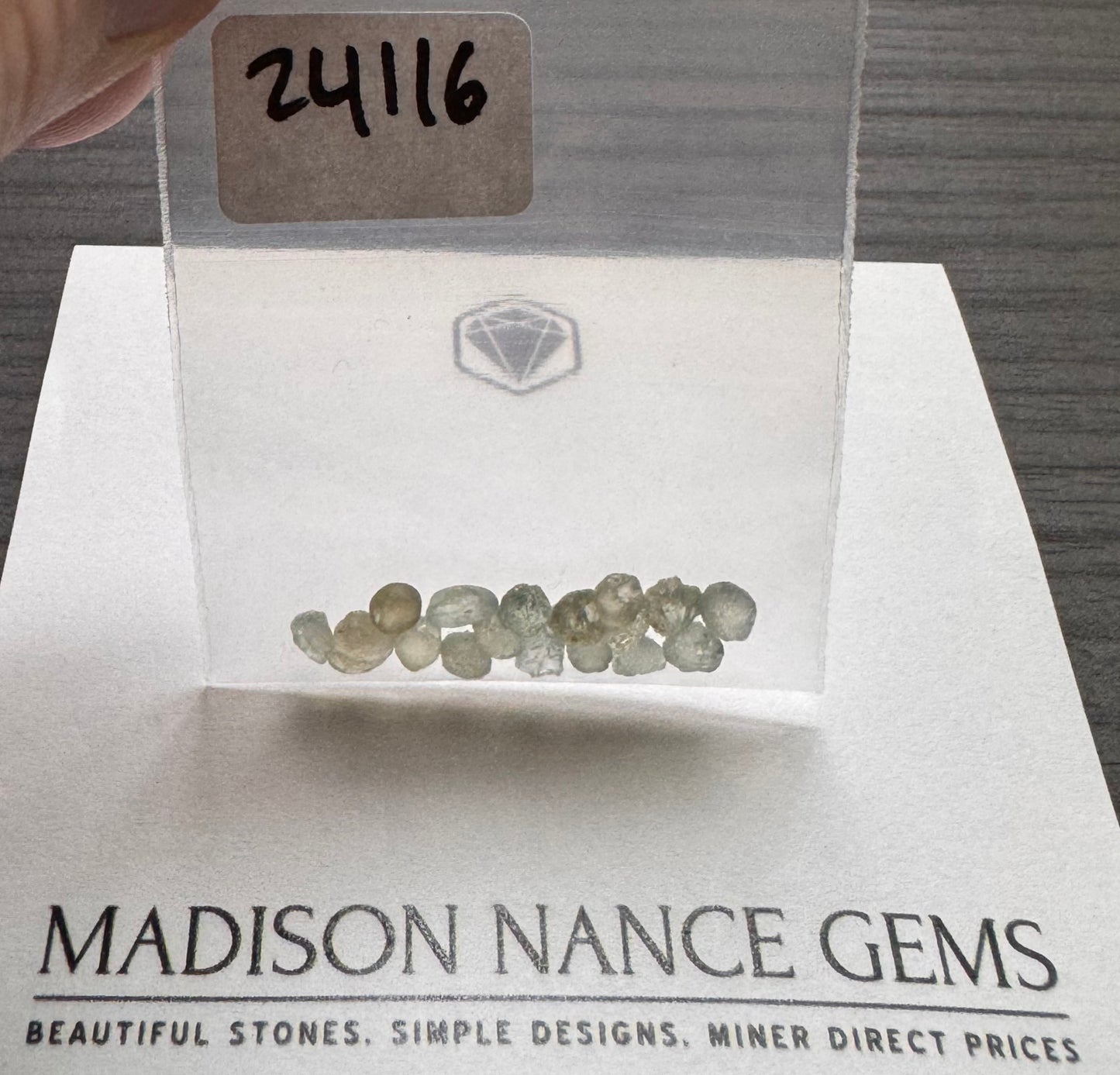 Montana Sapphires, Facet Grade Rough, 6.34 cts.