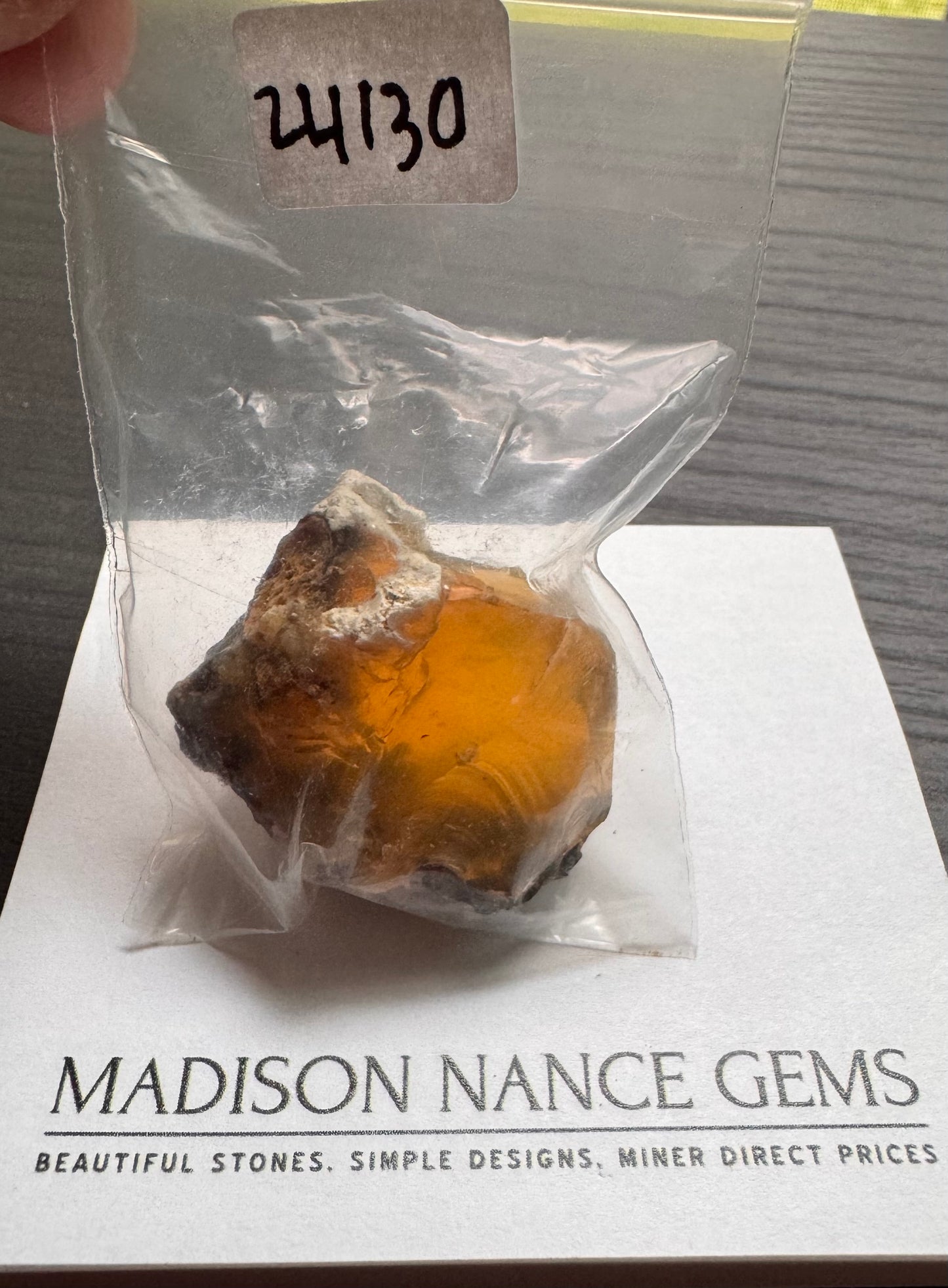 Oregon Fire Opal, Yellow Facet Grade Rough, 105.71 cts