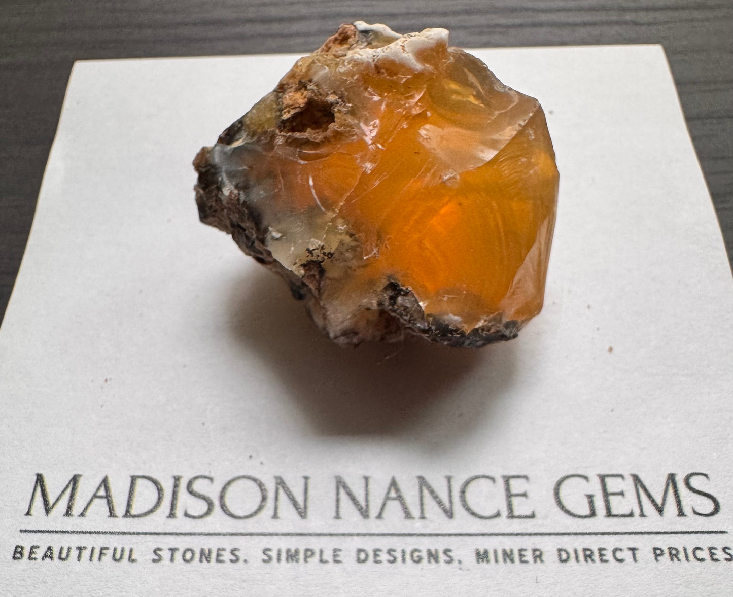 Oregon Fire Opal, Yellow Facet Grade Rough, 105.71 cts