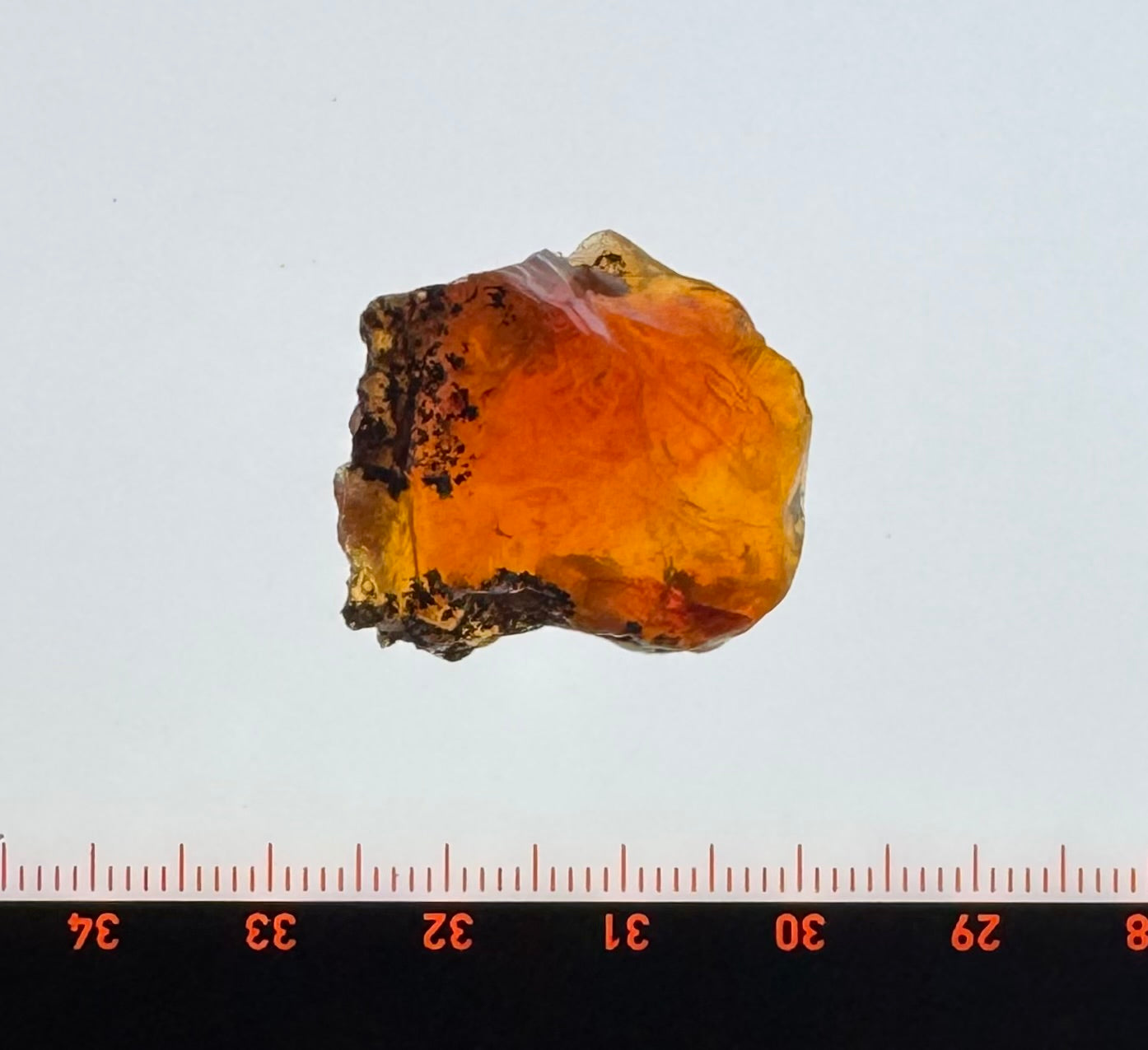 Southern Oregon Fire Opal, Facet Grade Rough, 38.84 cts.