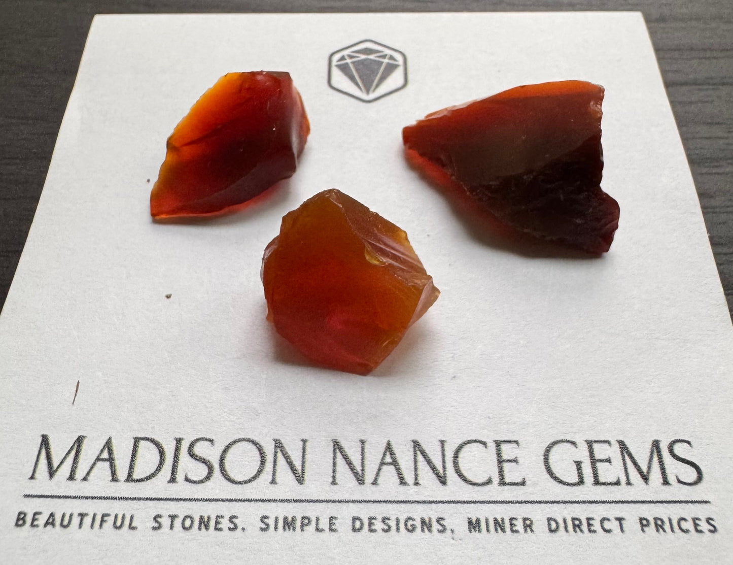 Oregon Fire Opal, Facet Grade Rough, 40.03 cts.