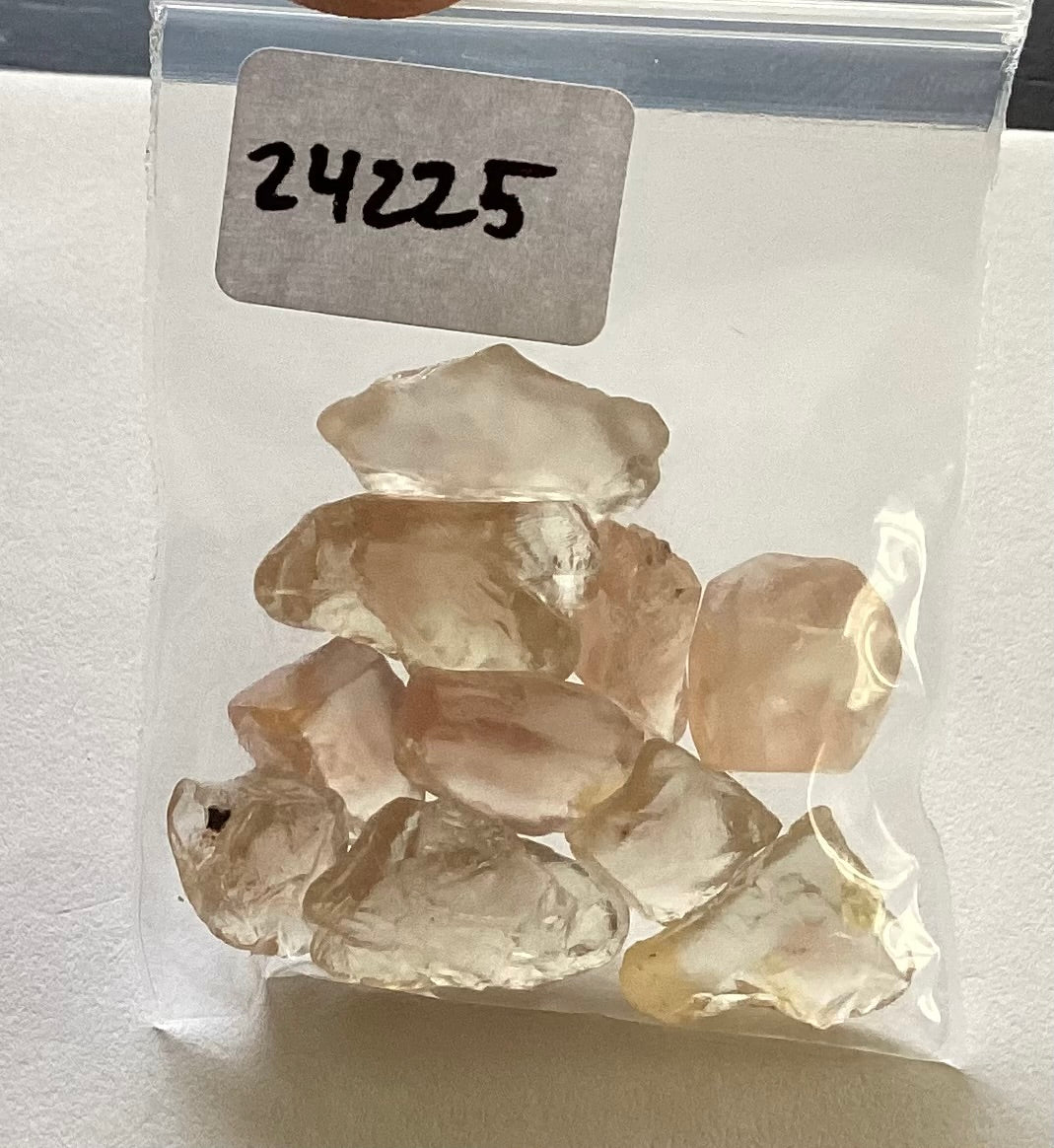 Oregon Sunstone, Facet Grade Rough Parcels - Pinks, 44.12 cts.