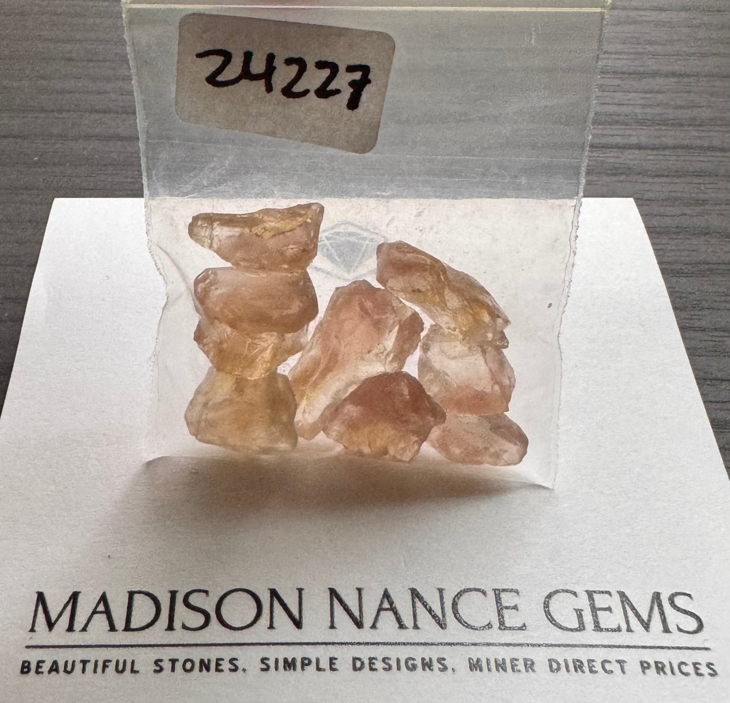Oregon Sunstone, Schiller Facet Grade Rough, 34.79 cts.