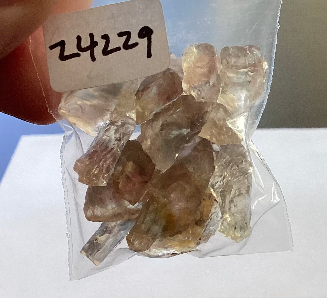 Oregon Sunstone, Facet Grade Rough Parcels - Multicolored, 72.00 cts.