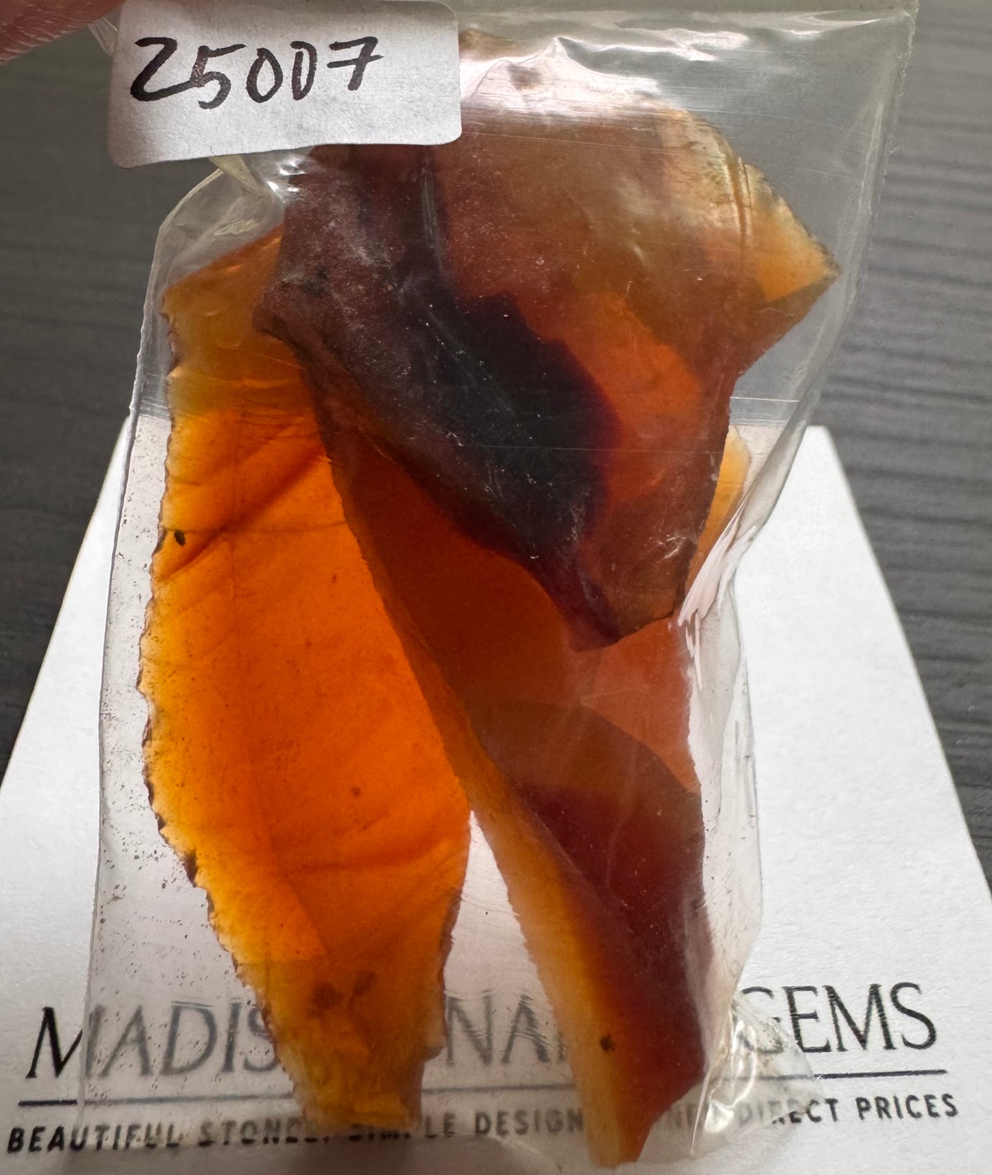 Oregon Fire Opal, Facet Grade Rough, 167.30 cts.