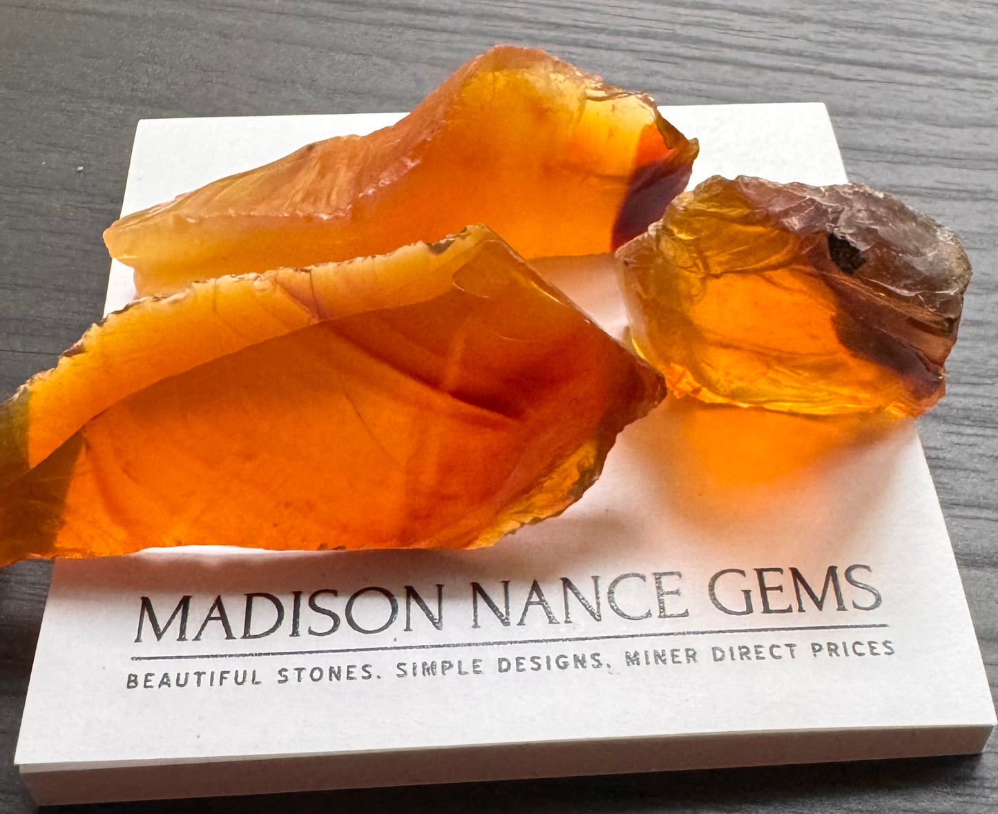 Oregon Fire Opal, Facet Grade Rough, 167.30 cts.