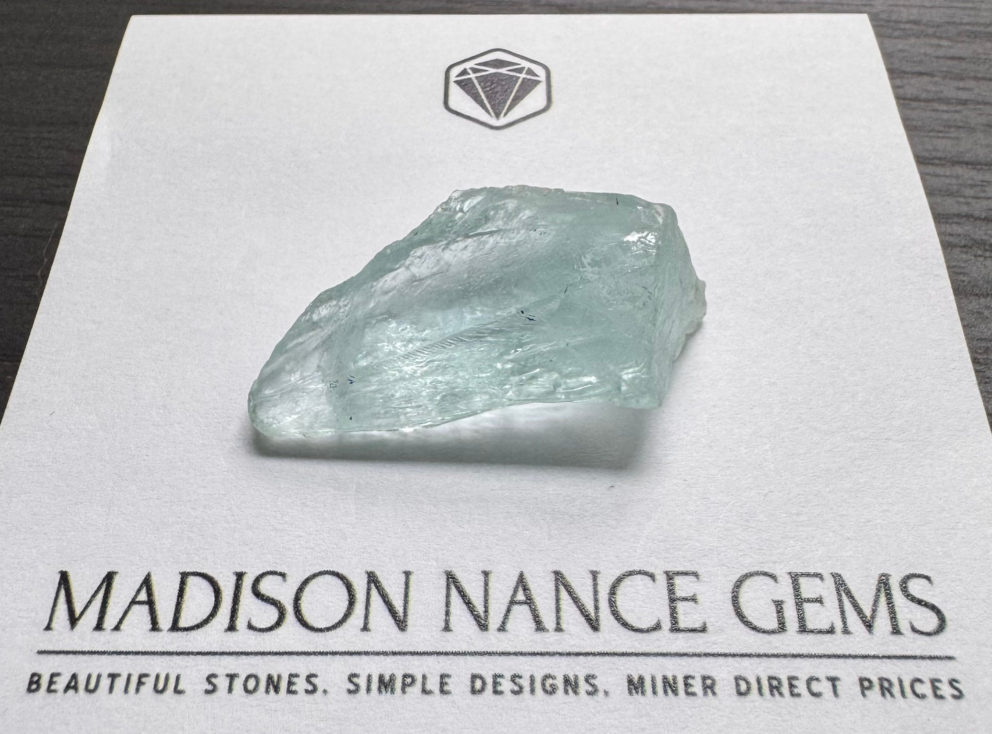 Aquamarine, Facet Grade Rough, 45.14 cts.