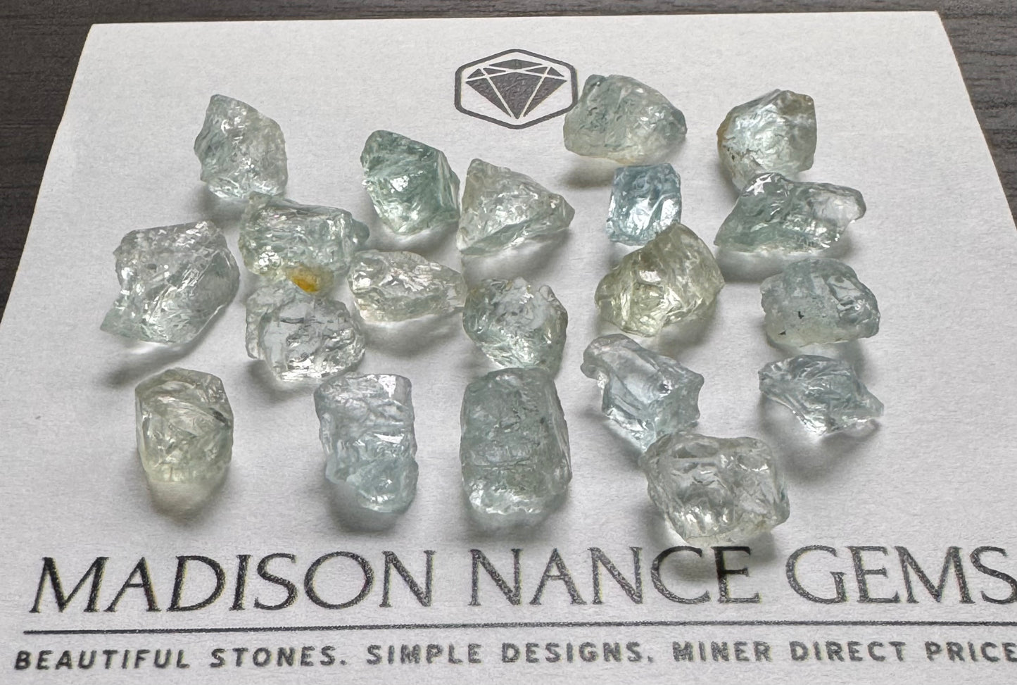 Aquamarine, Facet Grade Rough, 44.85 cts.