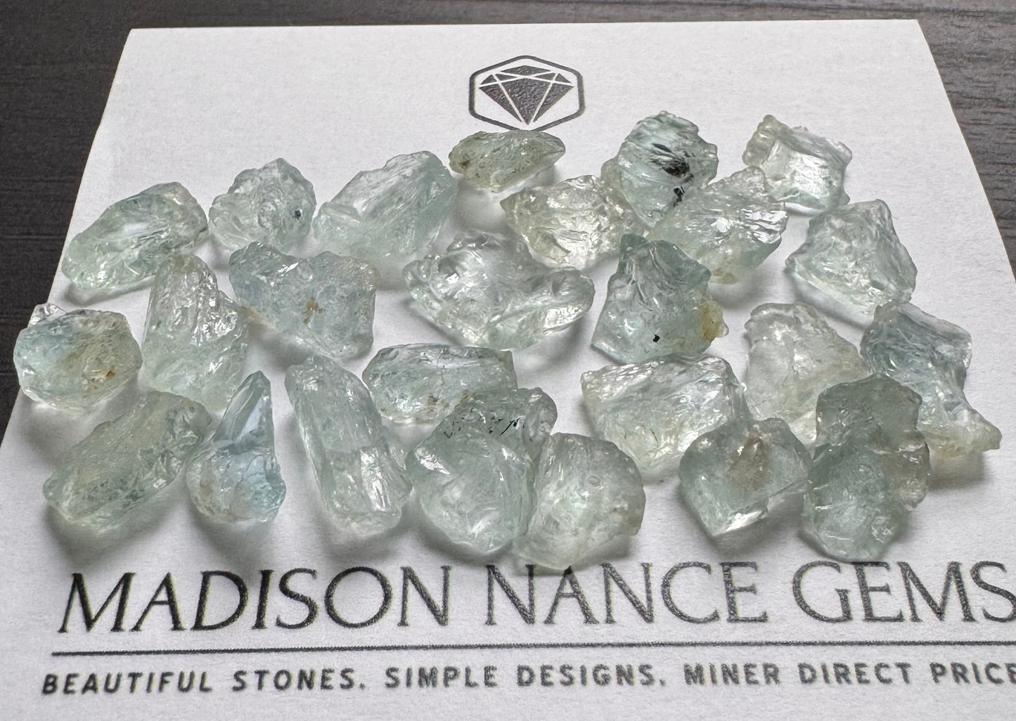 Aquamarine, Decorative Grade Rough, 69.45 cts.