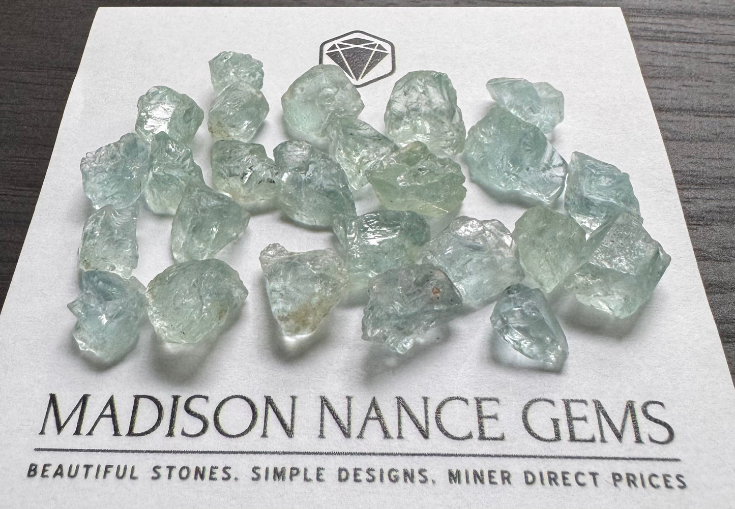 Aquamarine, Decorative Grade Rough, 75.51 cts.