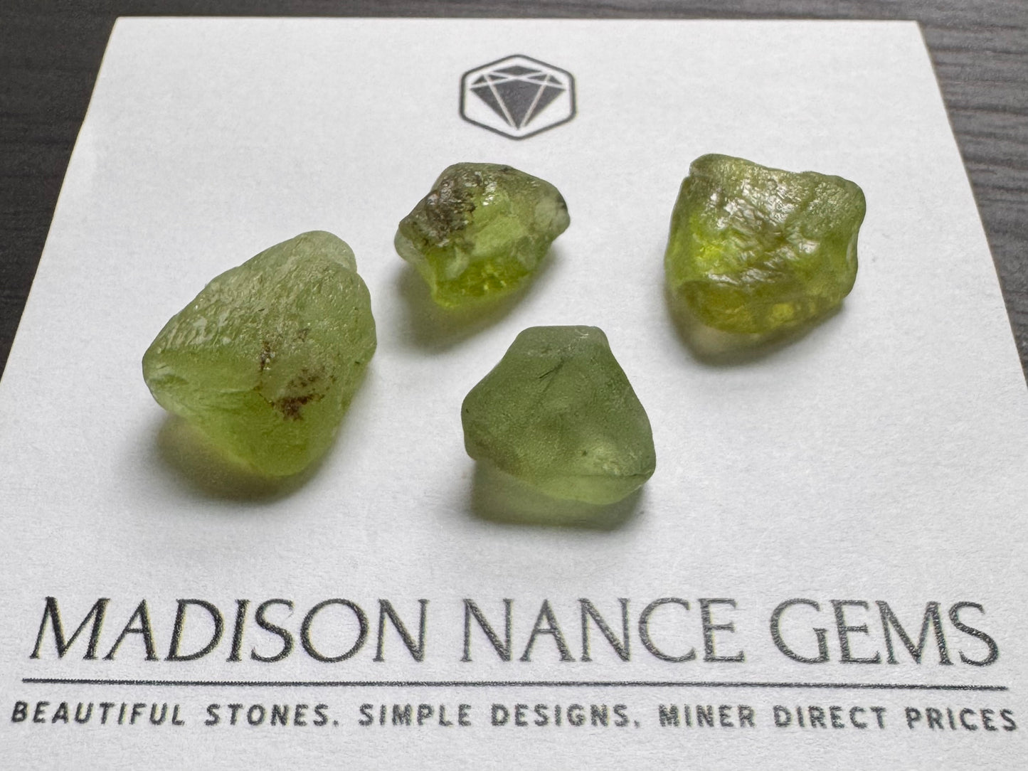 Peridot, Cab Grade Rough, 63.98 cts.