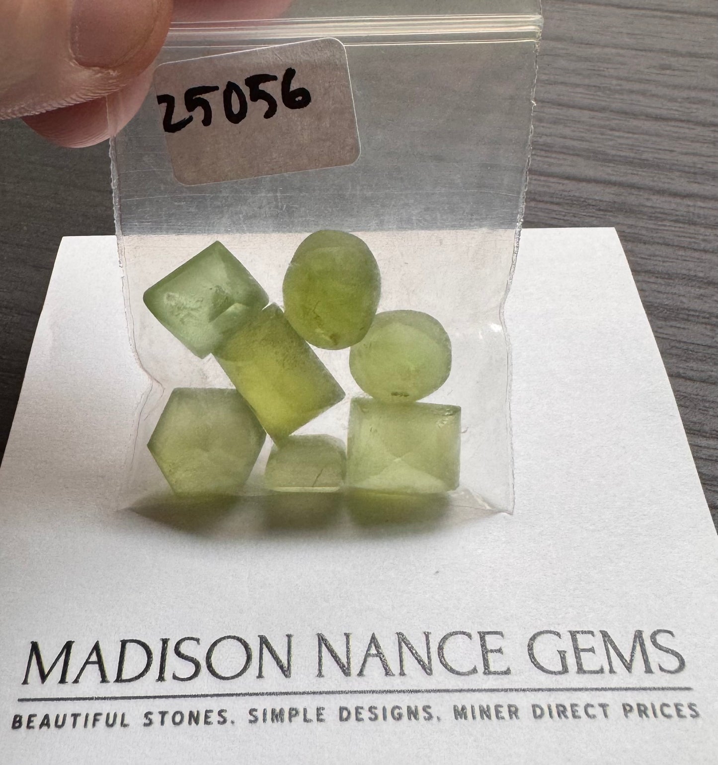 Peridot, Preform Parcel, 57.66 cts.