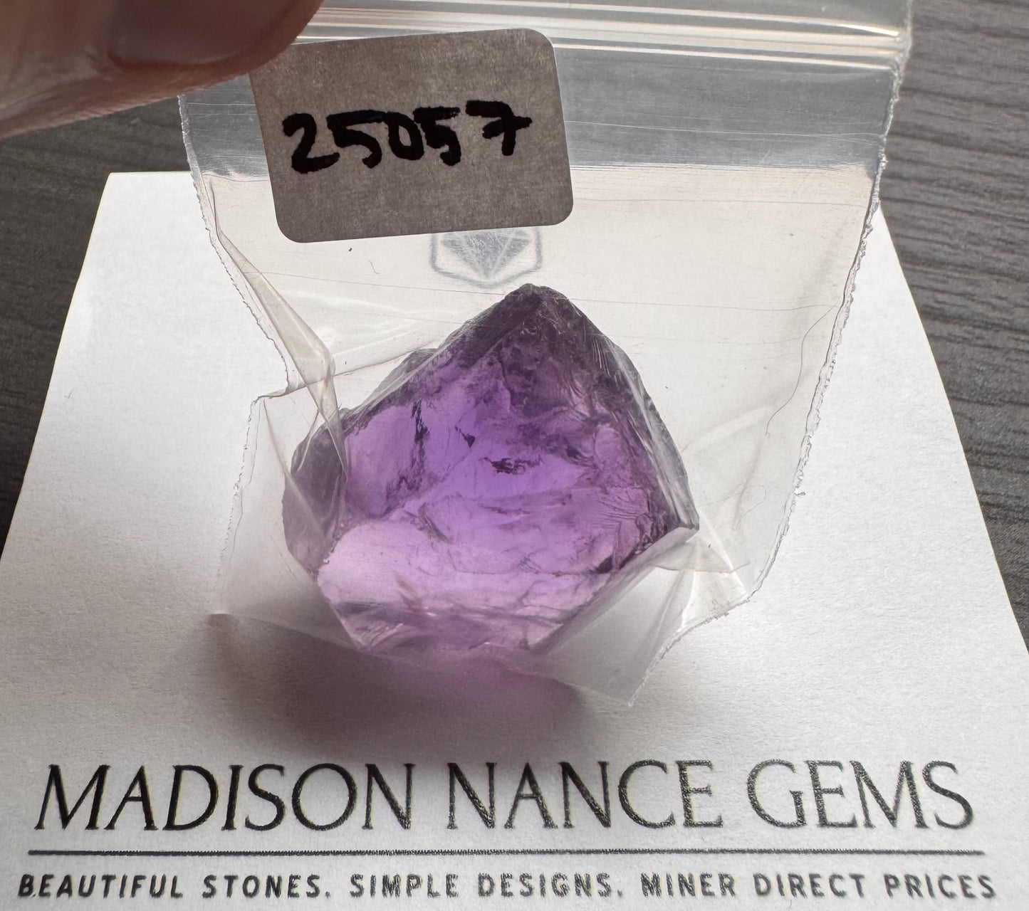 Amethyst, Facet Grade Crystal, 71.75 cts.