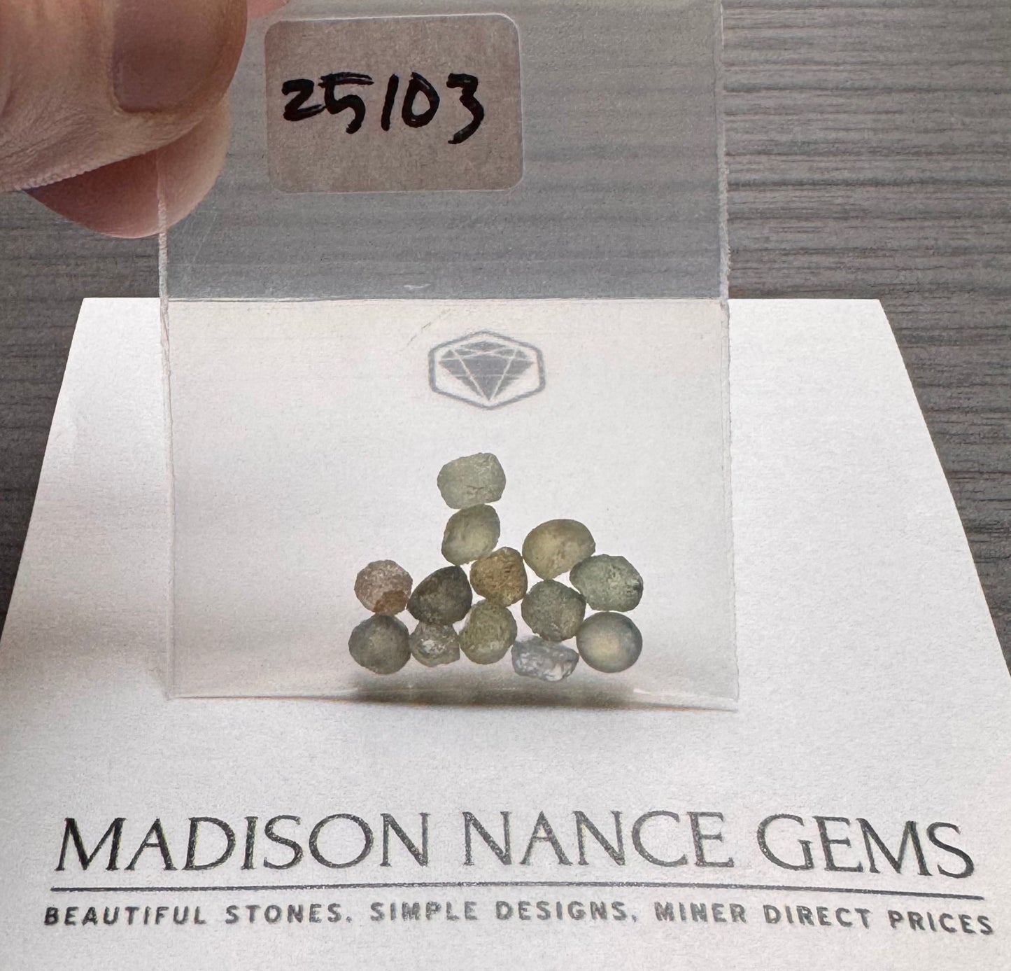 Montana Sapphires, Facet Grade Rough, 9.74 cts.