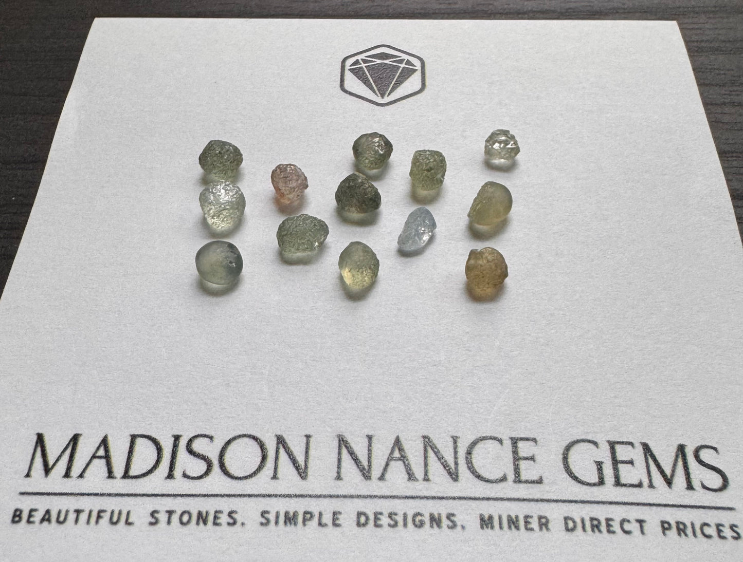 Montana Sapphires, Facet Grade Rough, 9.74 cts.