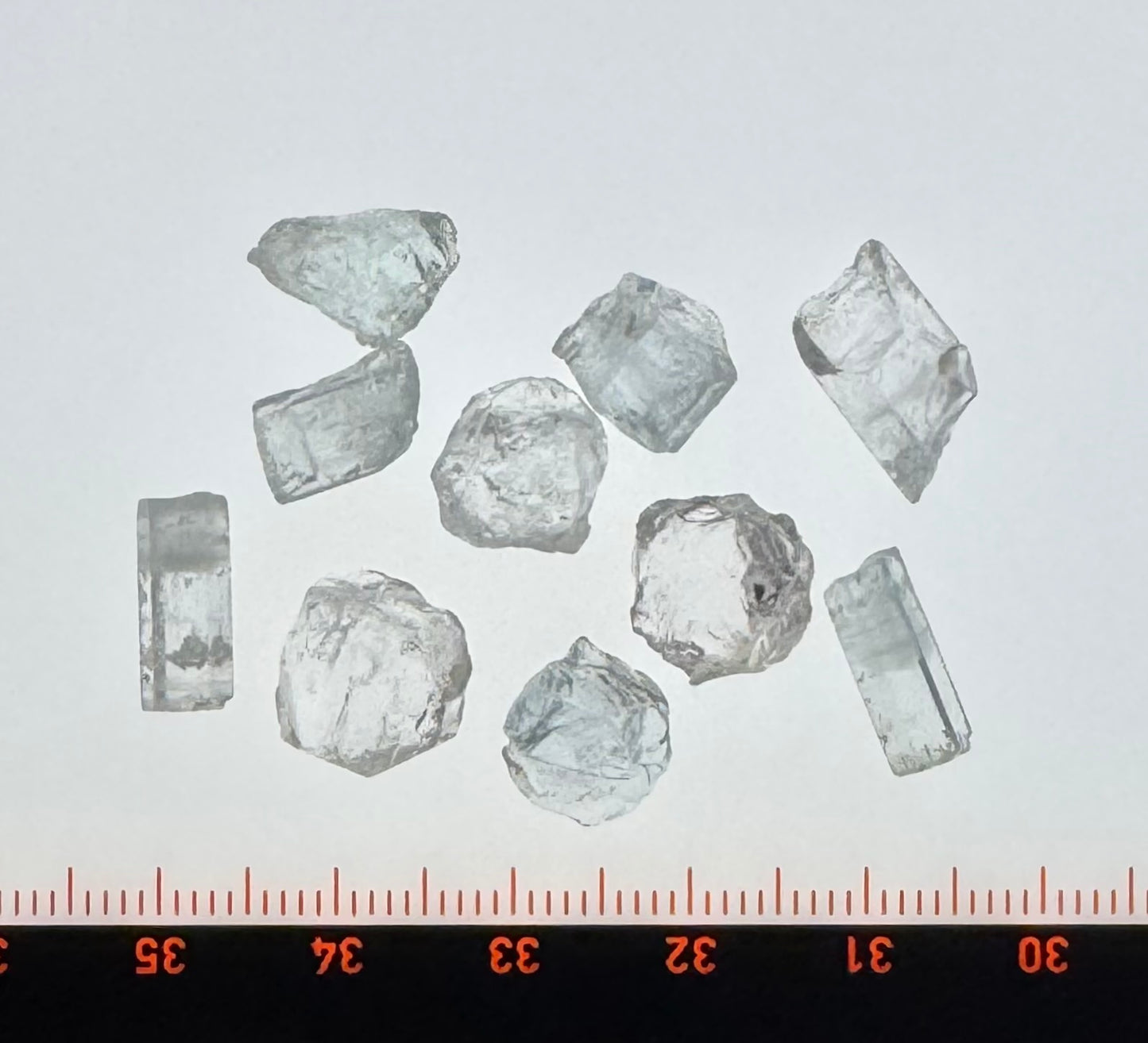 Aquamarine, Facet Grade Rough, 36.30 cts.