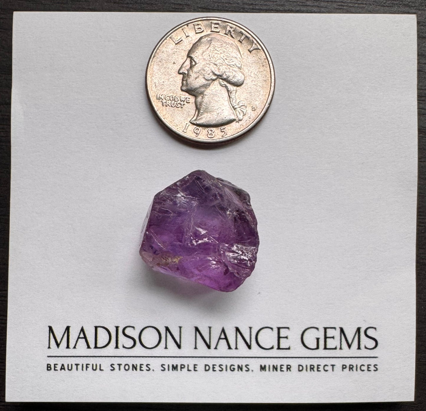 Amethyst, Facet Grade Crystal, 40.47 cts.
