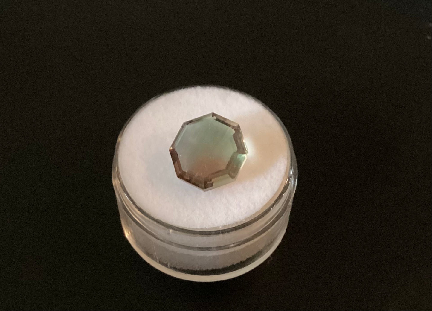 Oregon Sunstone, Watermelon Octagon Cut, 4.53 cts.