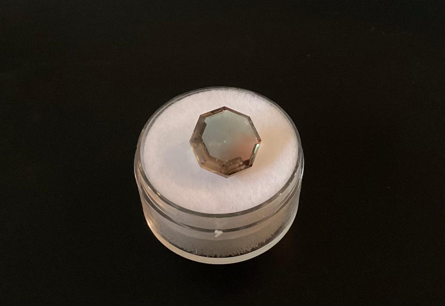 Oregon Sunstone, Cut Watermelon Octagon, 4.53 cts.