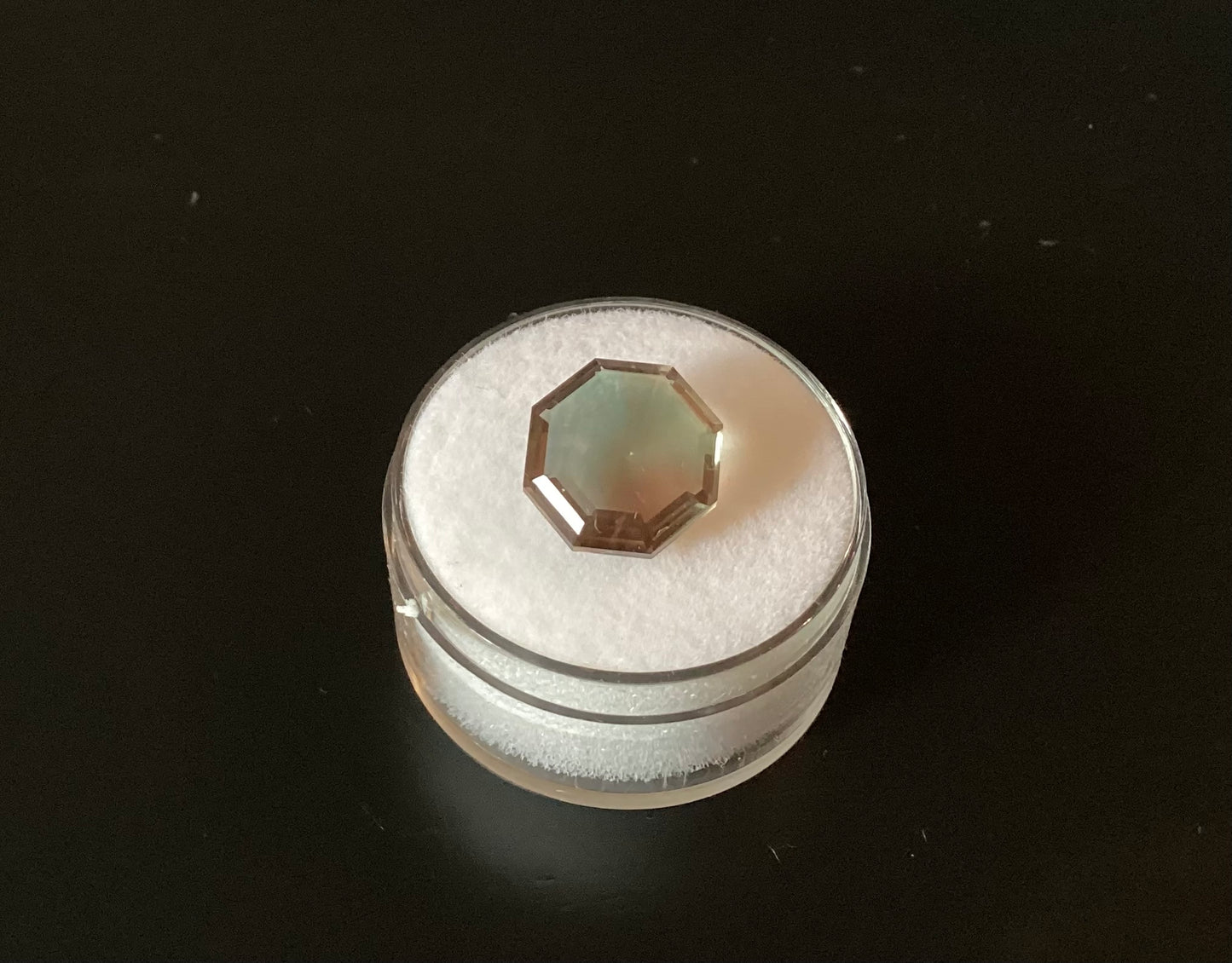 Oregon Sunstone, Watermelon Octagon Cut, 4.53 cts.