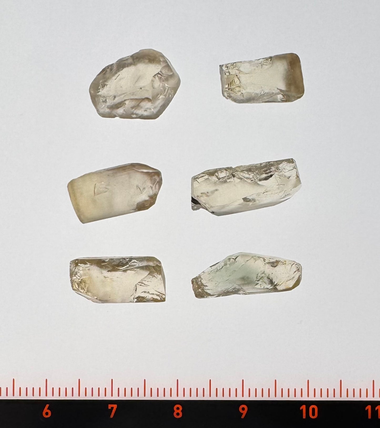 Oregon Sunstone, Facet Grade Preforms, Clear 30.00 cts.