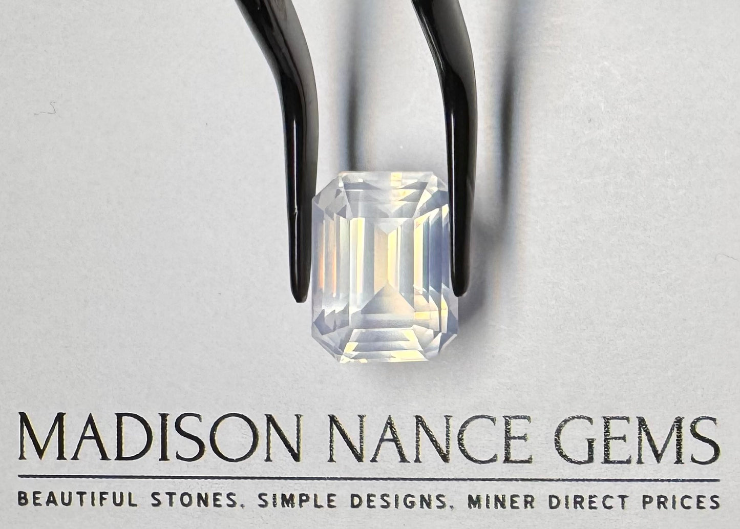 Topaz, Light Lavender Icy Emerald Cut, 13.10 cts.