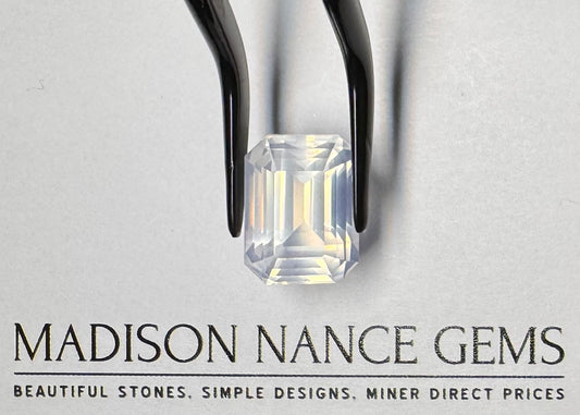 Topaz, Light Lavender Icy Emerald Cut, 13.10 cts.