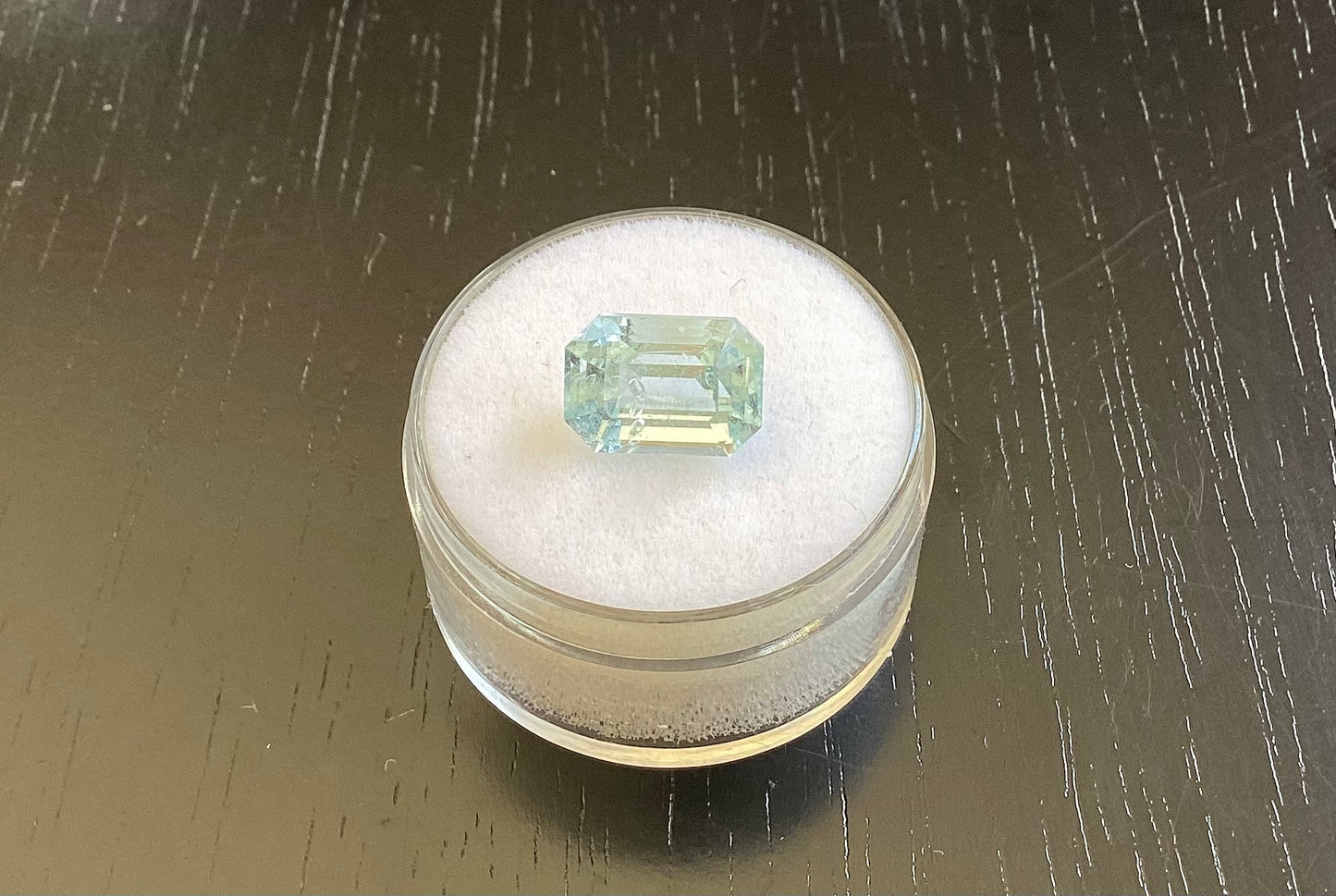 Aquamarine, Light Blue Emerald Cut, 3.50 cts.