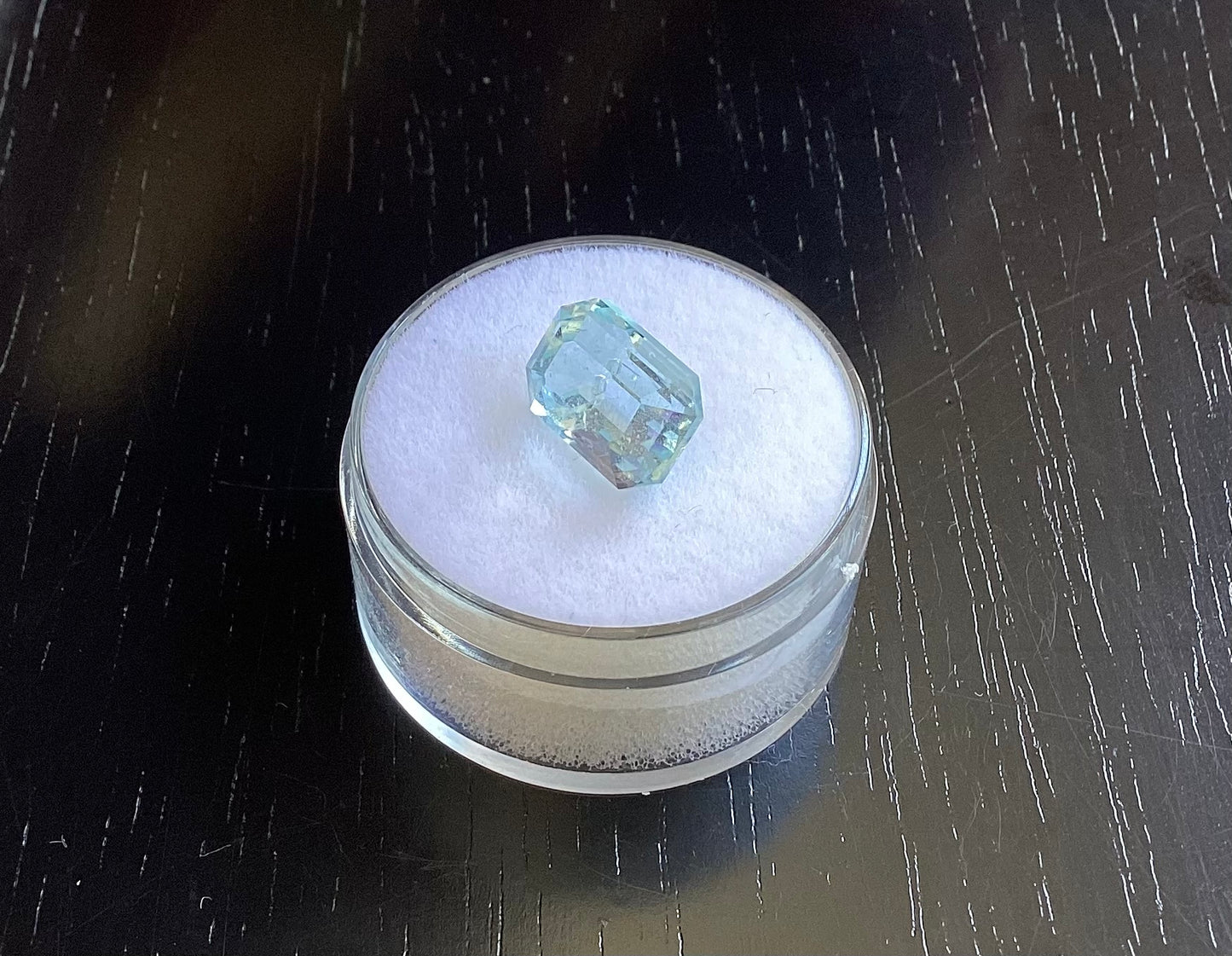 Aquamarine, Light Blue Emerald Cut, 3.50 cts.