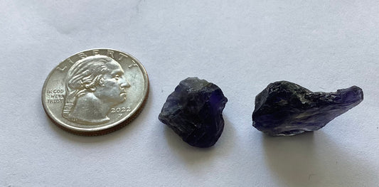 Iolite, Cab Grade Rough, 22.46 cts.