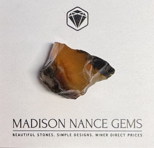 Southern Oregon Fire Opal, Facet Grade Rough, 76.17 cts.