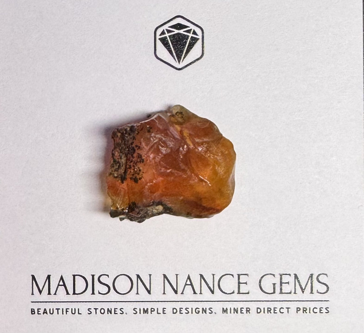 Southern Oregon Fire Opal, Facet Grade Rough, 38.84 cts.