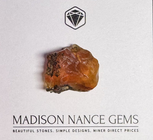 Southern Oregon Fire Opal, Facet Grade Rough, 38.84 cts.