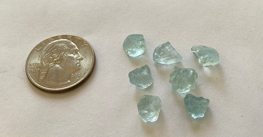 Aquamarine, Facet Grade Rough, 16.43 cts.