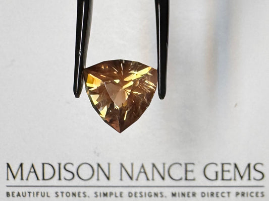 Oregon Sunstone, Purple Red Trillion Cut, 5.83 cts.