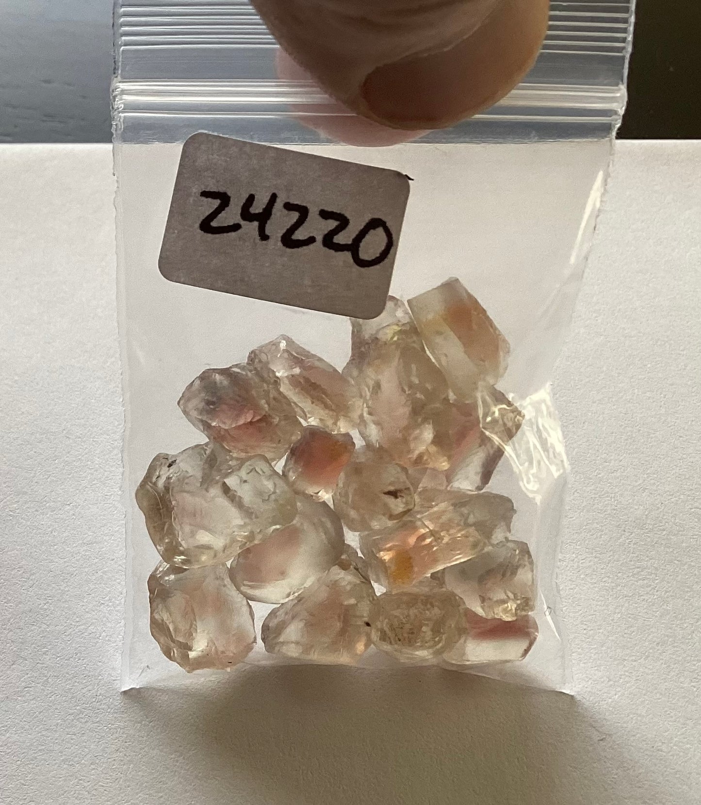 Oregon Sunstone, Facet Grade Rough Parcels - Reds, 52.54 cts.