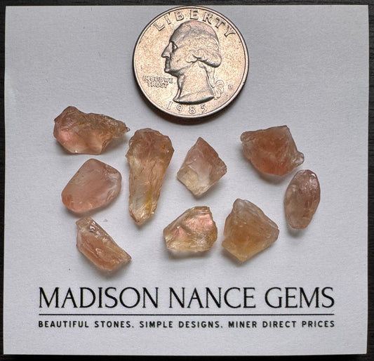 Oregon Sunstone, Schiller Facet Grade Rough, 34.79 cts.