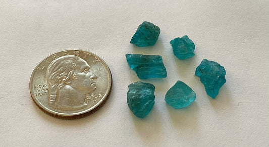 Blue Apetite, Cab Grade Rough, 19.51 cts.