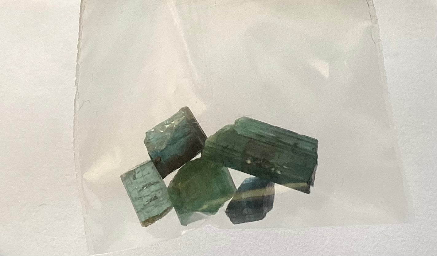 Indicolite Tourmaline, Cab Grade Rough, 12.65 cts.