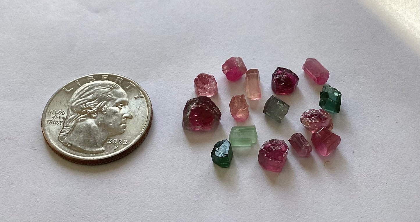 Tourmaline, Facet Grade Rough, 15.00 cts