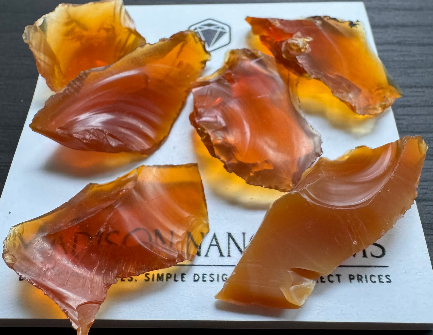 Oregon Fire Opal, Orange Decorative Grade Rough, 133.10 cts.