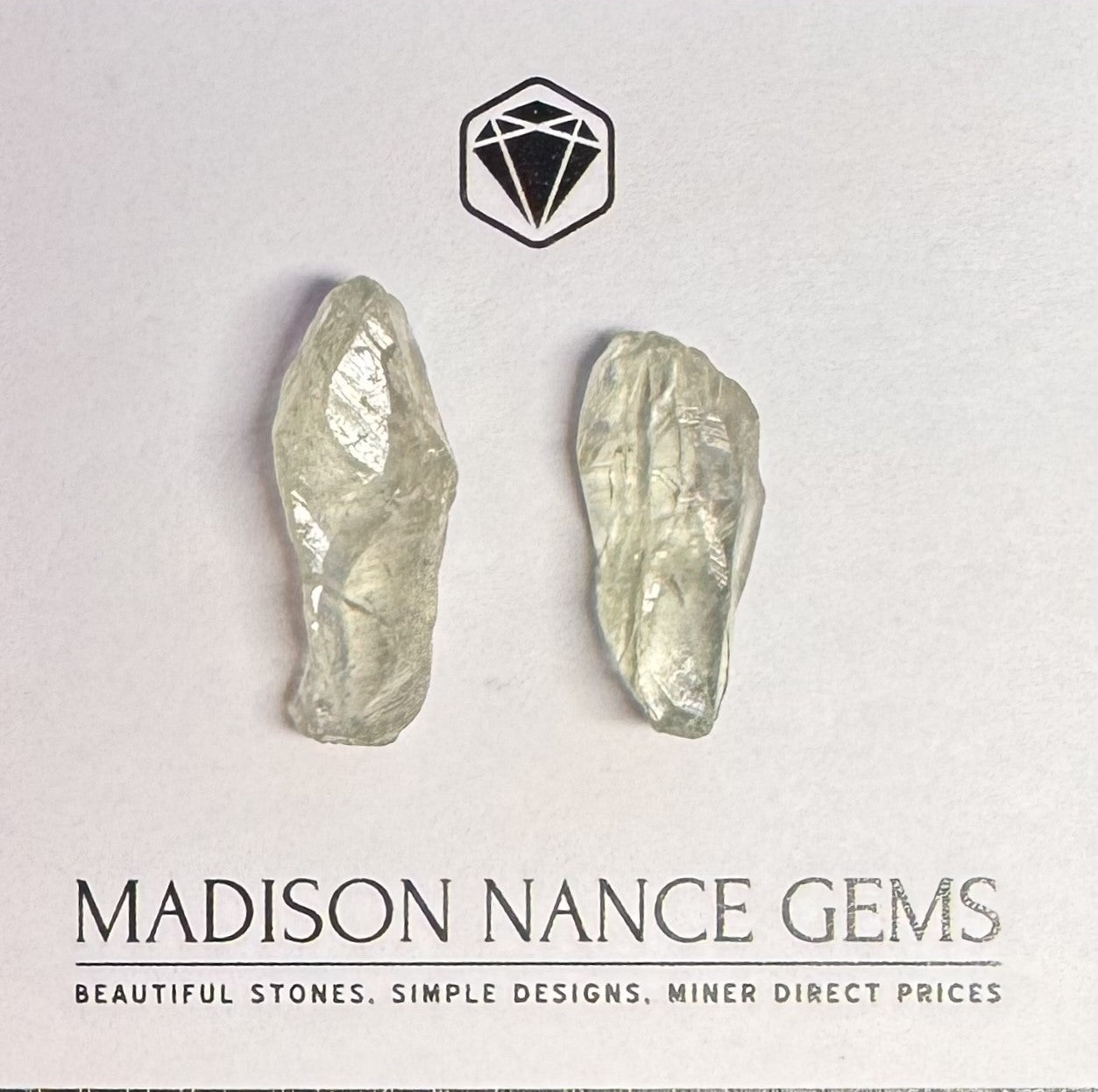 Prasiolite, Facet Grade Rough, 43.27 cts.
