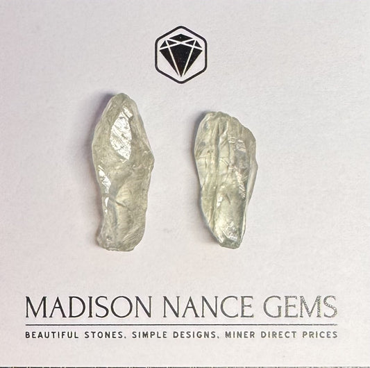 Prasiolite, Facet Grade Rough, 43.27 cts.