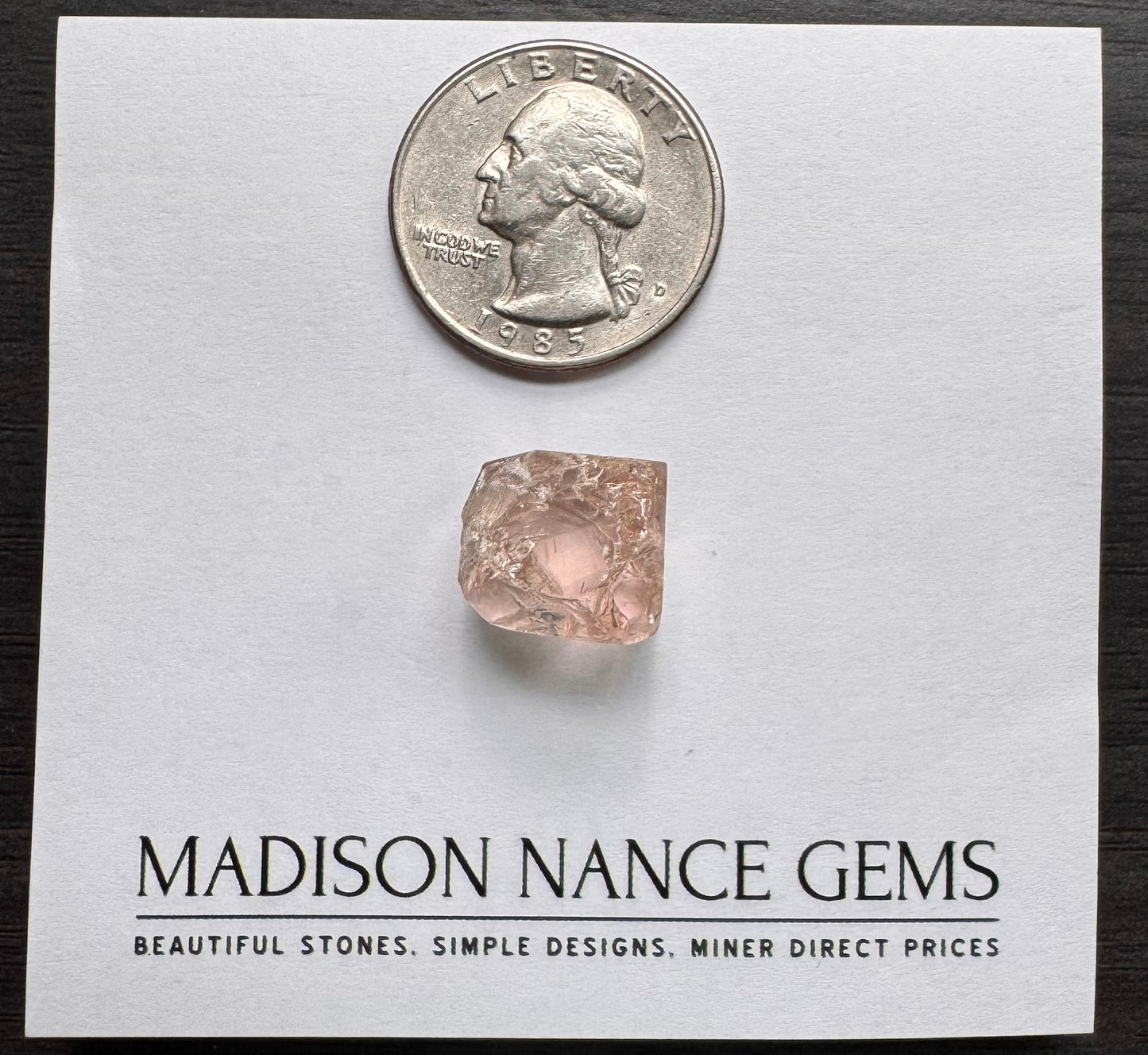 Pink Topaz, Facet Grade Crystal, 30.11 cts.