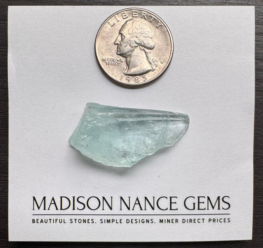 Aquamarine, Facet Grade Rough, 45.14 cts.