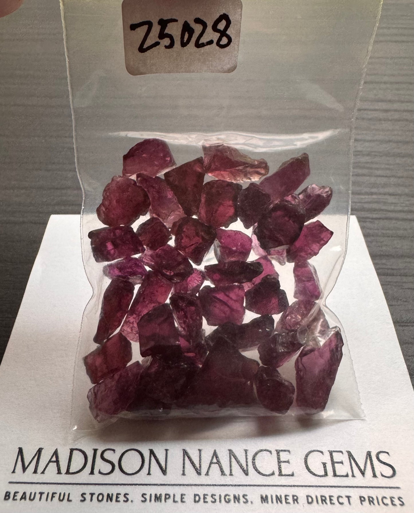 Rhodolite Garnet, Decorative Rough Parcel, 140.88 cts.